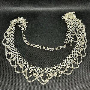 Chain-maille "bells and stars" belly dancing or boho waist chain